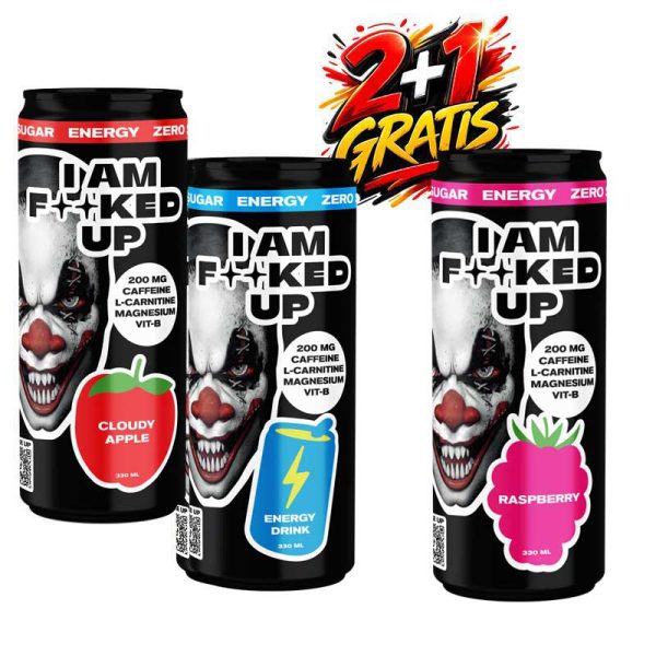 XXL 2+1 gratis F#cked Up PreWorkout Drink