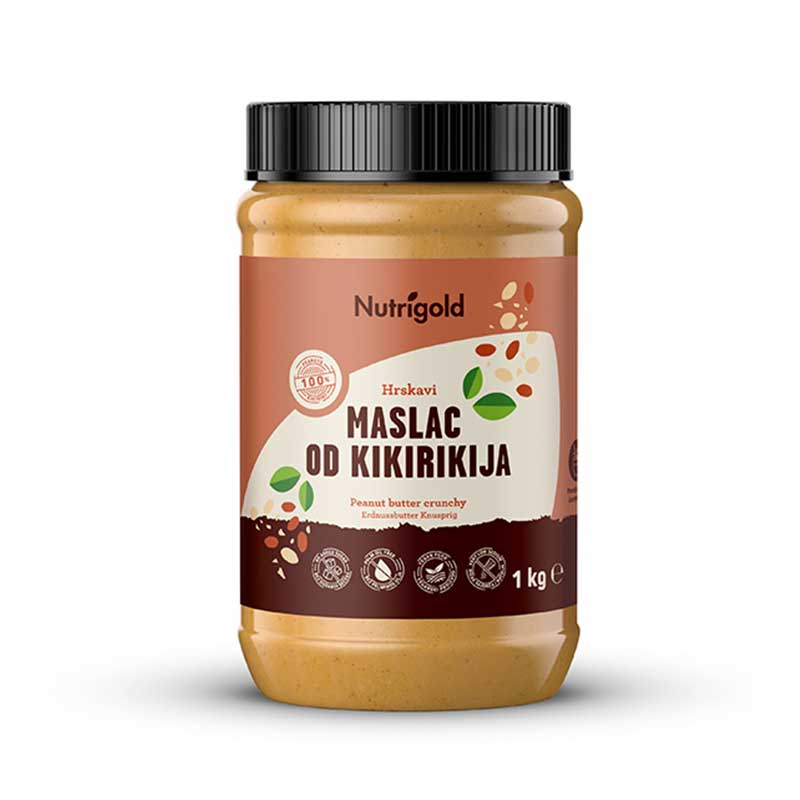 Nutrigold kikiriki maslac 1000g hrskavi