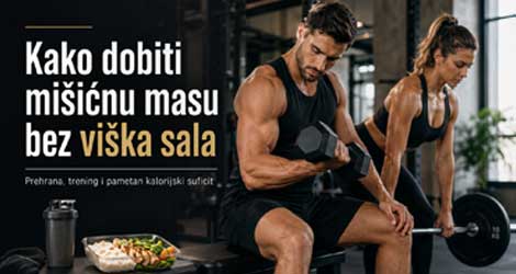 Kako dobiti misicnu masu bez viska sala 0 proteini outlet
