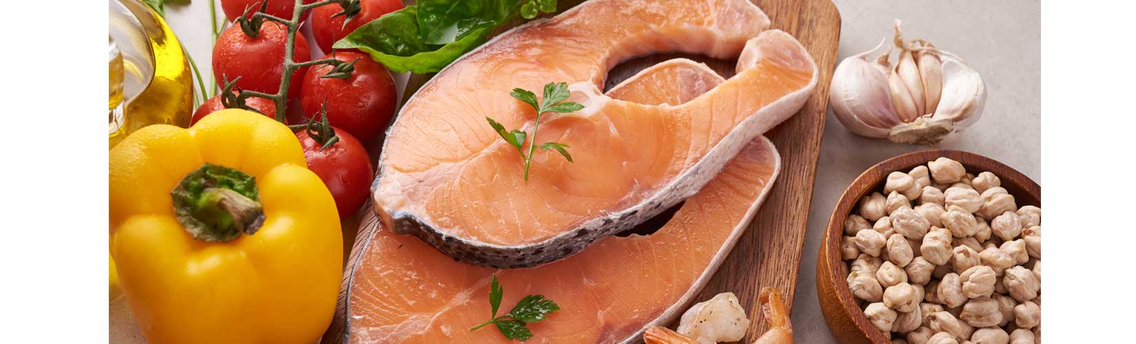 omega 3 masne kiseline u hrani losos i povrće