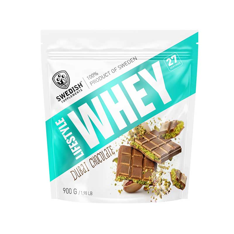 Swedish supplements lifestyle whey 900g dubai chocolate