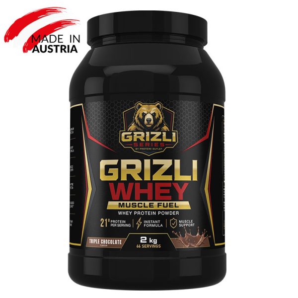 Proteini outlet grizli whey protein 2kg prah čokolada